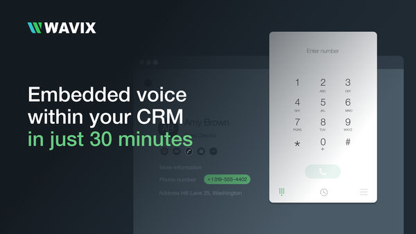Make inbound or outbound calls without leaving your CRM